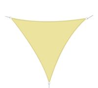 Outsunny Toldo Vela Triangular 6x6x6m Protección UV Poliéster Impermeable para Jardín Camping Playa Color Arena Aosom España