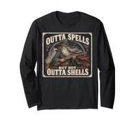 Outta Spells But Not Outta Shells Vintage Wizard Graphic Manga Larga