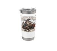 Outta Spells But Not Outta Shells Vintage Wizard Graphic Vaso térmico de acero inoxidable de doble pared