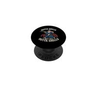 Outta Spells But Not Outta Shells Wizard Fantasy Meme PopSockets PopGrip Adhesivo