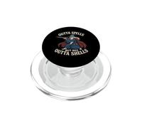 Outta Spells But Not Outta Shells Wizard Fantasy Meme PopSockets PopGrip para MagSafe