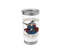 Outta Spells But Not Outta Shells Wizard Fantasy Meme Vaso térmico de acero inoxidable de doble pared