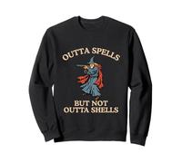 Outta Spells Funny Unhinged Gen Z Obsceno Mago Meme Cringe Sudadera