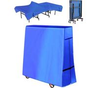 OUTTDID Funda para Mesa de Ping-Pong 600D Oxford Impermeable Anti-UV Protección Cubierta de Tenis de Mesa, Azul, 173x77/16x158cm
