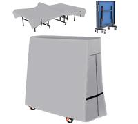 OUTTDID Funda para Mesa de Ping-Pong 600D Oxford Impermeable Anti-UV Protección Cubierta de Tenis de Mesa, Gris, 173x77/16x158cm