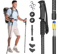 Outtec® Bastones de Senderismo, Bastones de Marcha nórdica, Bastones de Trekking - Ajustables de 65 a 135 cm