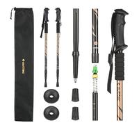 Outtec® Bastones de Senderismo Nordic Walking Bastones de Trekking - Ajustables de 65 a 135 cm