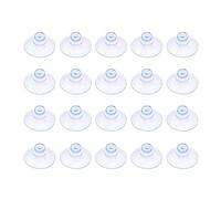 Outus - Ventosas pequeñas de plástico sin gancho (20 mm, 20 unidades)