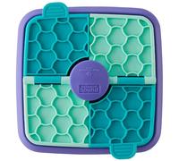 Outward Hound by Nina Ottosson Lick N' Flip Treat Puzzle Enriquecimiento para perros, nivel 1 principiante, pequeño, morado