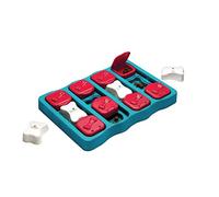 Outward Hound Nina Ottosson Dog Brick - Dispensador Interactivo de recompensas - Rompecabezas para Perros - Nivel intermedio