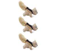 Outward Hound Squeakin' Squirrels - Juguetes de Peluche de Repuesto para Perros - Pack de 3