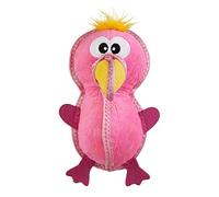 Outward Hound Xtreme Seamz Flamingo Squeaky - Juguete Duradero para Perros