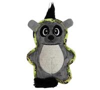 Outward Hound Xtreme Seamz - Juguete de peluche con sonido para perros - Relleno reforzado de alta densidad - Lémur