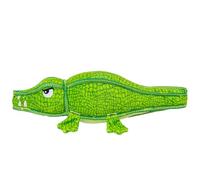 Outward Hound Xtreme Seamz - Juguete de peluche con sonido para perros - Relleno reforzado de alta densidad - Caimán