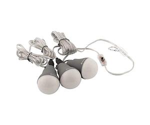Outwell Epsilon Bulb Set × 3 lámpara Tienda CAMPAÑA, Adultos Unisex, Gris, Talla única