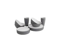 OUTWELL Juego de vajilla Gala para 4 personas gris