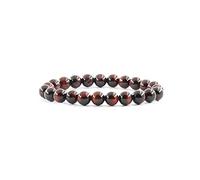 Ouubuuy Pulsera Ojo de Tigre Cristal Perlas Piedras Energeticas Natural 8 mm Pulsera Cristal Terapia Piedra Para Hombres Mujeres