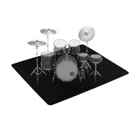 OUUTMEE 120 x 160 cm, alfombra de percusión antideslizante, alfombrilla de percusión para ejercicios de batería electrónica, accesorios de percusión para kits de batería de jazz protección del suelo