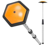OUUTMEE Barra de apoyo para bolsas de golf, barra de soporte de aluminio para golf, hexagonal, resistente al impacto, cubierta de viaje flexible para golf, club de golf, soporte de viaje, barra de