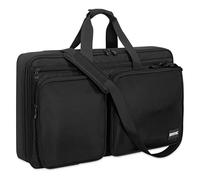 OUUTMEE Bolsa de transporte para controlador de DJ, funda de transporte para controlador de DJ, bolsa protectora de DJ con correas para el hombro, apta para Pioneer, Black, XL-76 x 51 x 13CM