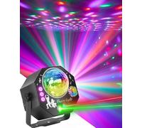 OUUTMEE Luz Discoteca 3 en 1, Luces LED Para Fiesta de DJ Con Control Remoto y cCable USB 1,5 m, Adecuada FiestasCumpleaños, Halloween, Clubes Festivales