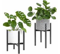 OUUTMEE Soporte para Plantas de Metal Ajustable - Hierro, 25 cm a 36 cm - Diseño Elegante para Macetas