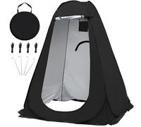OUUTMEE Tienda de campaña desplegable para ducha, vestidor de playa portátil, vestuario de playa, refugio de privacidad UV/lluvia, para exteriores, senderismo, playa, picnic, pesca, 5 pies x 6 pies