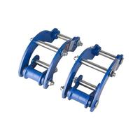 OUVECR Espaciadores Rueda para Isuzu 2012-2019 | Para D-MAX Kit Elevación Delantera/trasera 1'-2' Espaciador Amortiguador 1 Par(A 1 inch)