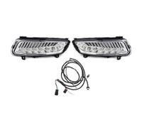 OUVECR Faro Antiniebla Para VW Para Polo MK8 6R 2011 2012 2013 Lámpara LED Antiniebla DRL Luz Parachoques Delantero Y Marco Alambre 6RD 941 699 6RD 941 700 Antiniebla Delantero(LED lamp and cable)