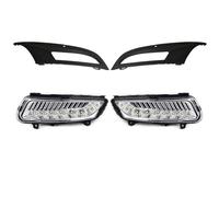 OUVECR Faro Antiniebla Para VW Para Polo MK8 6R 2011 2012 2013 Lámpara LED Antiniebla DRL Luz Parachoques Delantero Y Marco Alambre 6RD 941 699 6RD 941 700 Antiniebla Delantero(LED and cover)