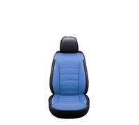OUVECR Fundas Asientos Coche Funda Universal De Cuero para Asiento Coche Cobertura Completa para Great para Wall M4 para Haval H6 Coupe H5H3H2M2 para Tengyi C30(Black Blue)