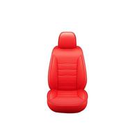 OUVECR Fundas Asientos Coche Funda Universal De Cuero para Asiento Coche Cobertura Completa para Great para Wall M4 para Haval H6 Coupe H5H3H2M2 para Tengyi C30(Red)