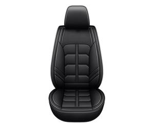 OUVECR Fundas Asientos Coche Funda Universal para Asiento Coche para Deporte para Master 3Para Scenic para Megane para Trafic para Talisman para Duster para Kadjar para Captur(1Pcs-Black)