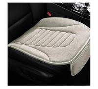 OUVECR Fundas Asientos Coche Funda Universal para Asiento De Coche, Fundas Transpirables Lino para Las Cuatro Estaciones(Beige Front Seat)