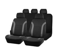 OUVECR Fundas Asientos Coche Fundas Universales Transpirables para Asientos Coche, Tejido Malla Aire Que Empalma con Poliéster(Gray 5 Seat)