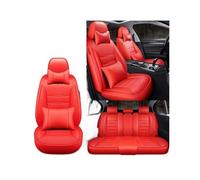 OUVECR Fundas Asientos Coche para CRV para Fit para Jazz para Accord para Civic para Odyssey Cubierta Asiento Coche Cobertura Completa(Big Red 5 Seats a)