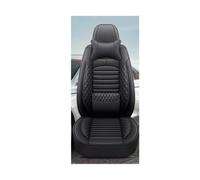 OUVECR Fundas Asientos Coche para E39 F10 E60 F30 E46 E36 X1 E84 E90 Serie 1 E87 F06 para Tuning X5 E53 F11 F12 F20 E70 Fundas de Cuero para Asientos Coche(Full Set Black)
