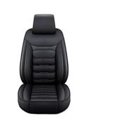 OUVECR Fundas Asientos Coche para Passat B5 B6 B7 B8 para Beetle para Variant para Phaeton para Tiguan Funda Universal De Cuero para Asiento Coche(Black 5seat)
