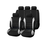 OUVECR Fundas Asientos Coche para Scenic para Koleos para Laguna para Megane para Latitude para Logan para Espace Fundas De Tela para Asientos Coche 2/5(ZT05-5Seats-gray)