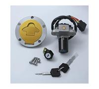OUVECR Interruptor Encendido Moto para Ducati ST2 1998-2003 ST4 2000-2002 para Cagiva para Mito125 Juego De Tapa Y Cerradura De Interruptor De Encendido(Complete Set)