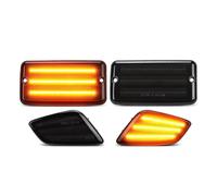 OUVECR Luces traseras Luces LED De Señal De Giro Izquierda Y Derecha para Jeep para Wrangler TJ 1997-2006, 4 Unidades Pilotos Traseros