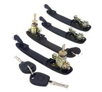 OUVECR Manija De Puerta Completa Para Ford Para Galaxy 1995-2006 4 Lados, Delantera Trasera Izquierda Y Derecha Manijas Puerta Exterior Coche