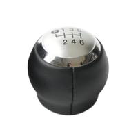 OUVECR Manija Palanca Cambios para Toyota para Avensis III T27 2008-2015 5/6 Perilla Cambio Velocidad Polaina Cubierta Bota Palanca Manual Balonmano Perilla Cambio Marchas(6 Speed Silver)