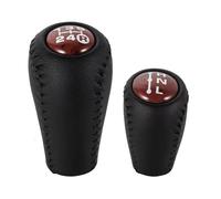 OUVECR Manija Palanca Cambios para Toyota para Prado LC120 para Land para Cruiser para 2003-2009 Perilla Palanca Cambios Transmisión Manual 5 Velocidades Perilla Cambio Marchas(Brown Set)