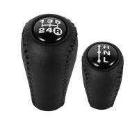 OUVECR Manija Palanca Cambios para Toyota para Prado LC120 para Land para Cruiser para 2003-2009 Perilla Palanca Cambios Transmisión Manual 5 Velocidades Perilla Cambio Marchas(Black Set)