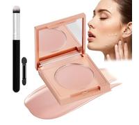 Ouvene Velare CC Undereye Corrector, Ouvene Color Corrector, Under Eye Hydrating Concealer With Brush, 24H Wear, Crease-Proof Sweat Resistant, Instantly Brighter Dark Circles (Light Medium Peach)
