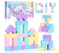 Ouxayapl Bloques Magnéticos de Construcción para Niños, 45 Piezas Juguete de Imanes para Niños 3 4 5 6 7 8 Años, Juguete Educativo Montessori Regalo para Niños y Niñas