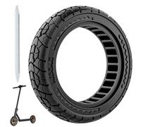 OUXI Neumáticos Off Road de Caucho Macizo 10X2.125 para Scooter Eléctrico Ninebot F20/F30/F40/F65 - 10 Pulgadas Delantero/Trasero Tubeless Negro 1pc
