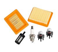 ouyfilters Filtro de aire limpiador con bujías filtro de para Stihl FS120 FS200 FS250 FS300 FS350 FS400 FS450 String Trimmer # 4134 141 0300