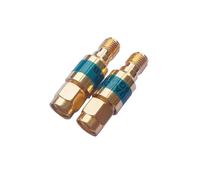 OUYNIEI 1 atenuador de RF coaxial SMA macho a hembra 2 W CC-6 GHz, 1/2/3/5/6/10/15/30 dB, conectores fijos chapados en oro(25 dB)